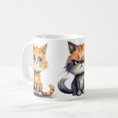 Cat Coffee Mok Design expressief (Voorkant links)
