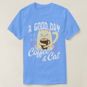 Cat Coffee Mok Funny Cat Lover Gift T-shirt (Design voorkant)