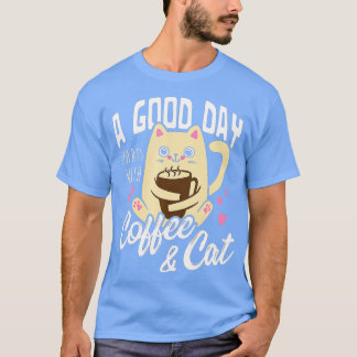 Cat Coffee Mok Funny Cat Lover Gift T-shirt