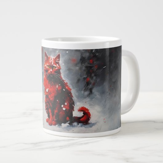 Cat Coffee-Mok Grote Koffiekop (Voorkant rechts)