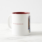 Cat Coffee-Mok Tweekleurige Koffiemok (Voorkant links)