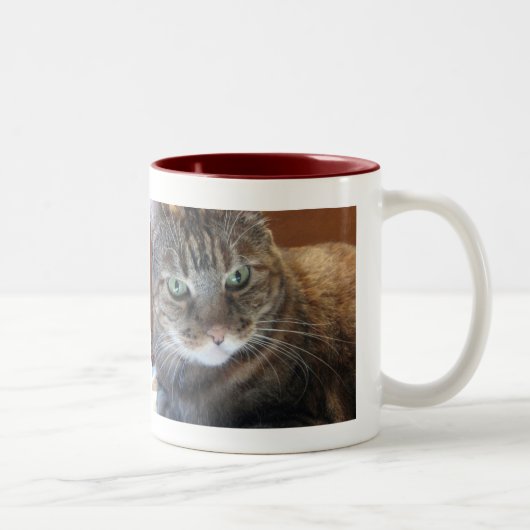 Cat Coffee-Mok Tweekleurige Koffiemok (Rechts)