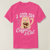 Cat Coffee Mug Funny Cat Lover Gift  T-shirt (Design voorkant)