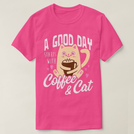 Cat Coffee Mug Funny Cat Lover Gift  T-shirt (Design voorkant)