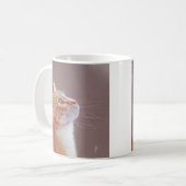 Cat coffee or tea mug koffiemok (Voorkant links)