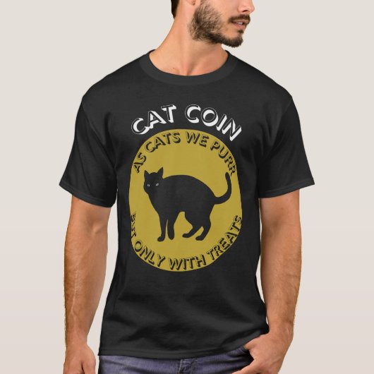 Cat Coin T-Shirt (Voorkant)