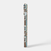 Cat Collectie Quiltpatroon iPhone 15 Case (Linkerkant)