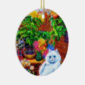 Cat College Master Keramisch Ornament (Rechts)