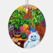 Cat College Master Keramisch Ornament (Links)