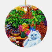 Cat College Master Keramisch Ornament (Achterkant)