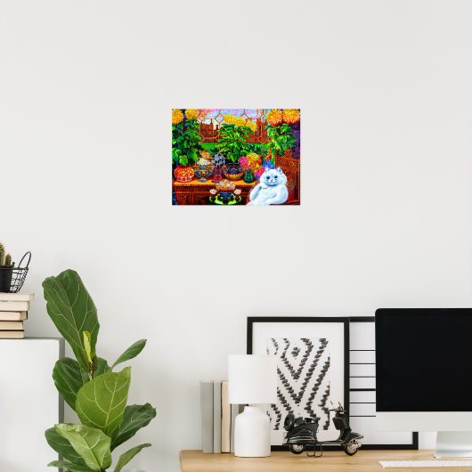 Cat College Master Poster (Thuiskantoor)