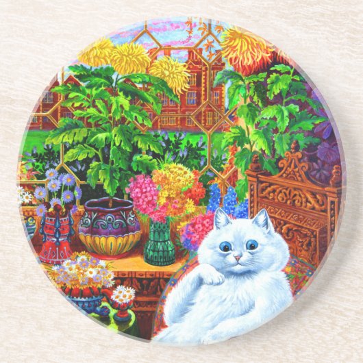 Cat College Master Zandsteen Onderzetter (Voorkant)
