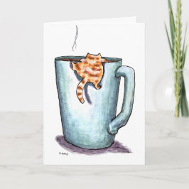 Cat Comforts Get Well Card Kaart