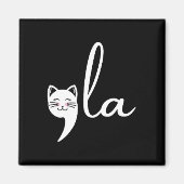 Cat Comma La Kamala Harris voor President 2024 Ele Magneet (Voorkant)