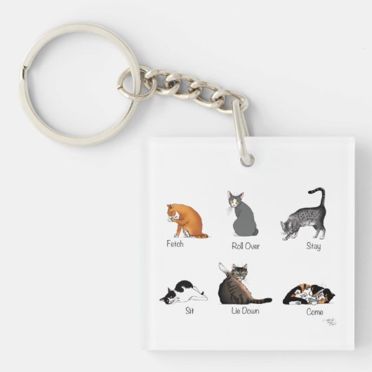 CAT-commando QR-code Sleutelhanger (Voorkant)