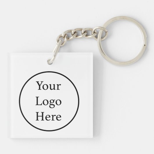 Cat Commando's Business Logo Sleutelhanger (Achterkant)
