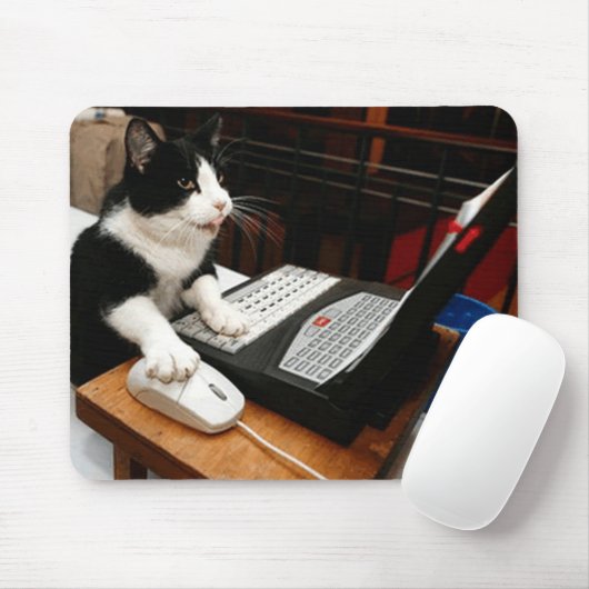 CAT COMPUTER MOUSEPAD MUISMAT (Met muis)