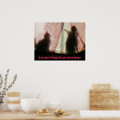 Cat Confessional Booth Meme Poster (Keuken)