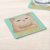 Cat Control Kartonnen Onderzetters (Schuin)