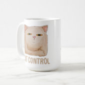 Cat Control Koffiemok (Voorkant links)