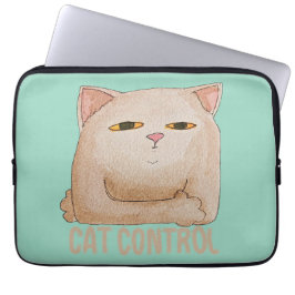 Cat Control Laptop Sleeve