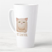 Cat Control Latte Mok (Linkerhoek)