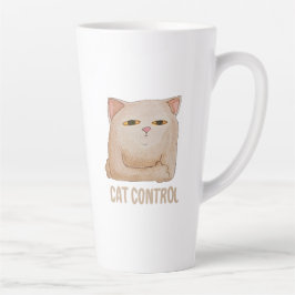 Cat Control Latte Mok