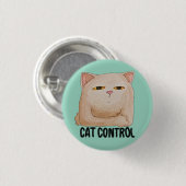 Cat Control Ronde Button 3,2 Cm (Voorkant /achterkant)