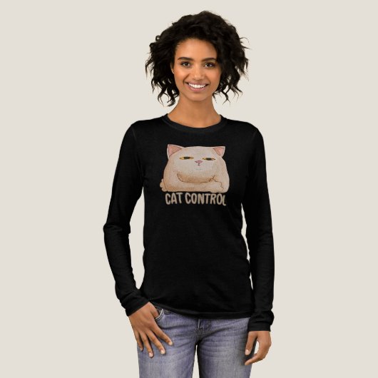 Cat Control Tri-Blend Shirt (Voorkant)