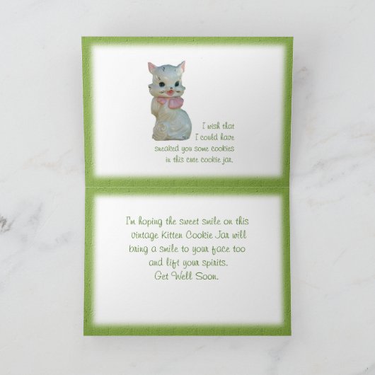  Cat Cookie Jar 2976-customize Kaart (Binnen)