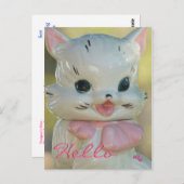  Cat Cookie Jar Briefkaart - pas aan (Voorkant / Achterkant)