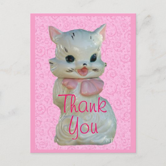  Cat Cookie Jar Briefkaart - pas aan (Voorkant)
