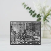  Cat Courtroom Briefkaart (Staand voorkant)