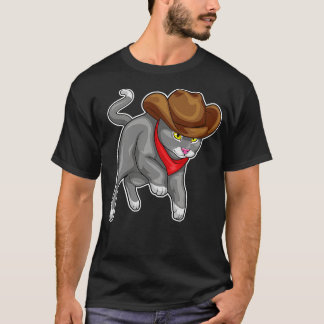 Cat Cowboy pet T-shirt