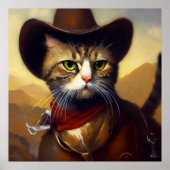 Cat Cowboy Poster (Voorkant)