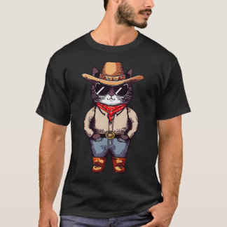 Cat Cowboy T-shirt