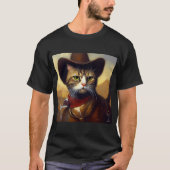 Cat Cowboy T-shirt (Voorkant)