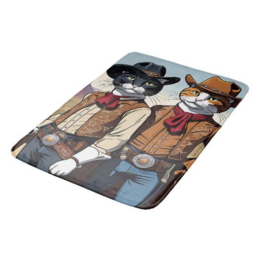 Cat Cowboys Badmat (Gekanteld)