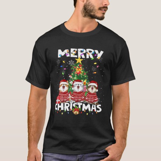 Cat crat catmas Cat masti T-shirt (Voorkant)