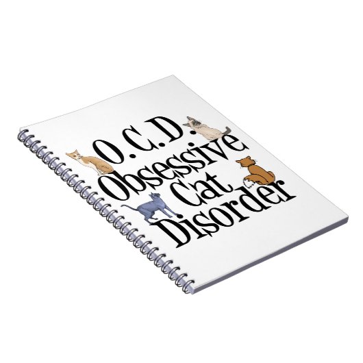 Cat Crazy Obssed Notitieboek (Rechterzijde)