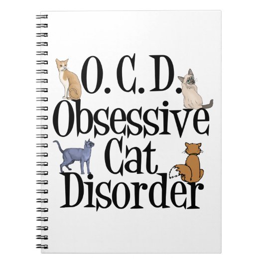 Cat Crazy Obssed Notitieboek (Voorkant)