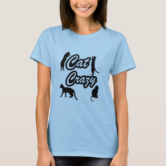 Cat Crazy T-shirt (Voorkant)