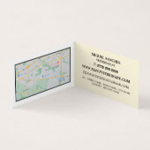 Cat crème, veterinair, gedetailleerd visitekaartje (Binnen)