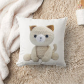 Cat Crochet Speelgoed Cushion Baby Nursery Kussen (Deken)