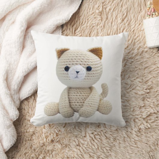Cat Crochet Speelgoed Cushion Baby Nursery Kussen (Deken)