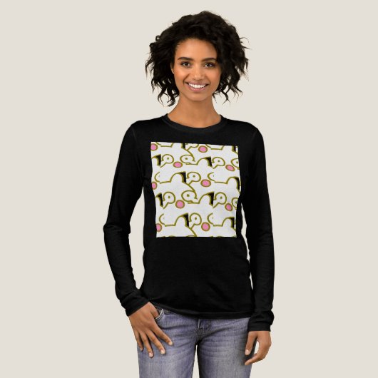 cat cry Tri-Blend shirt (Voorkant)