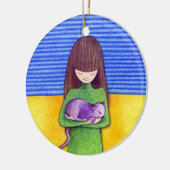 Cat Cuddle Ornament (Links)