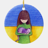 Cat Cuddle Ornament (Achterkant)