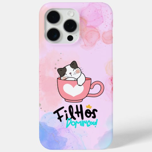 Cat cup iPhone / iPad hoesje (Achterkant)