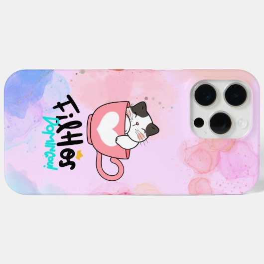 Cat cup iPhone / iPad hoesje (Achterkant (horizontaal))